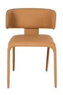 Contoured-Back Vegan Leather Dining Chair | OROA Modern Odessa | Oroatrade.com