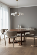 Contoured-Back Vegan Leather Dining Chair | OROA Modern Odessa | Oroatrade.com