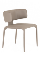 Contoured-Back Vegan Leather Dining Chair | OROA Modern Odessa | Oroatrade.com