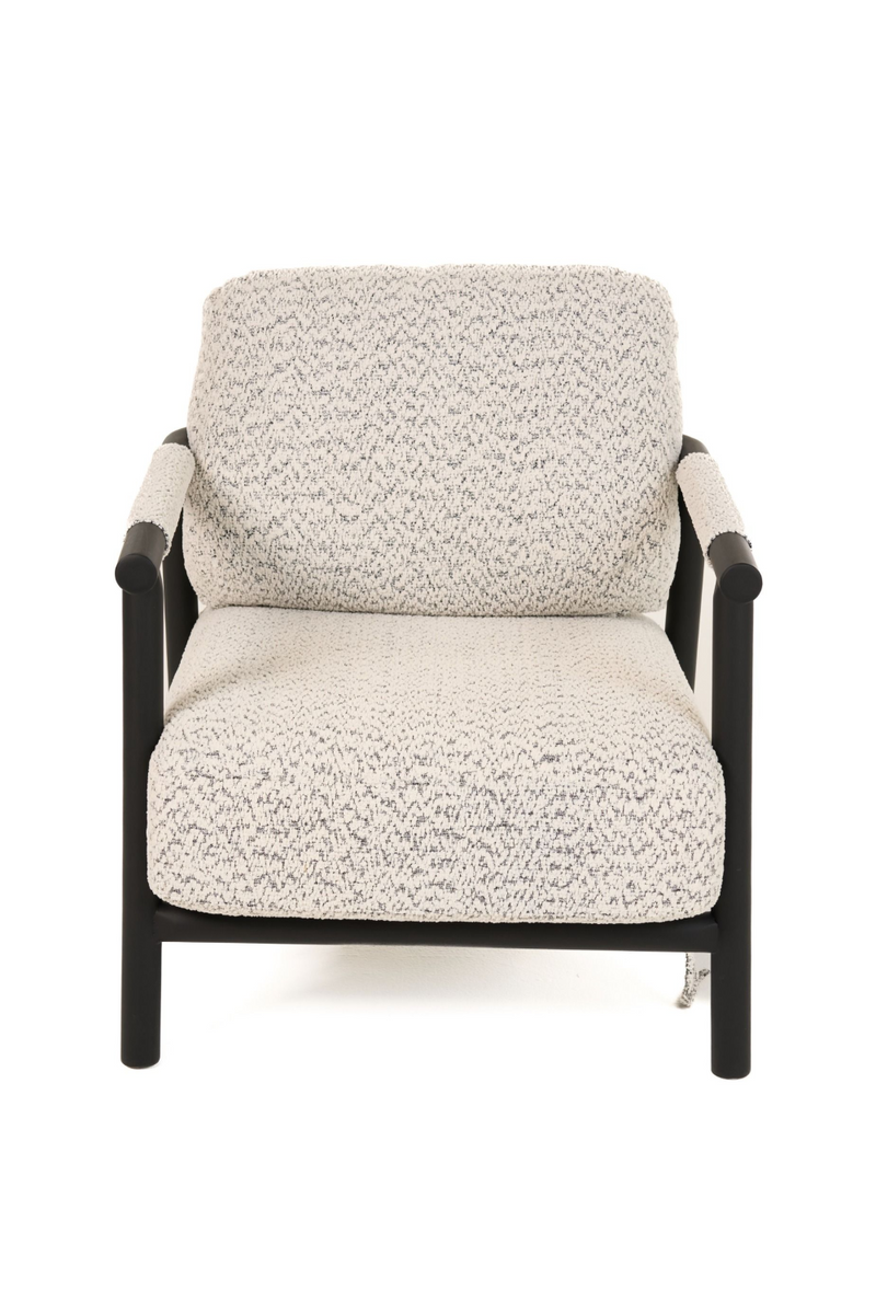 Black Framed Gray Accent Chair | OROA Modern Balko | Oroatrade.com