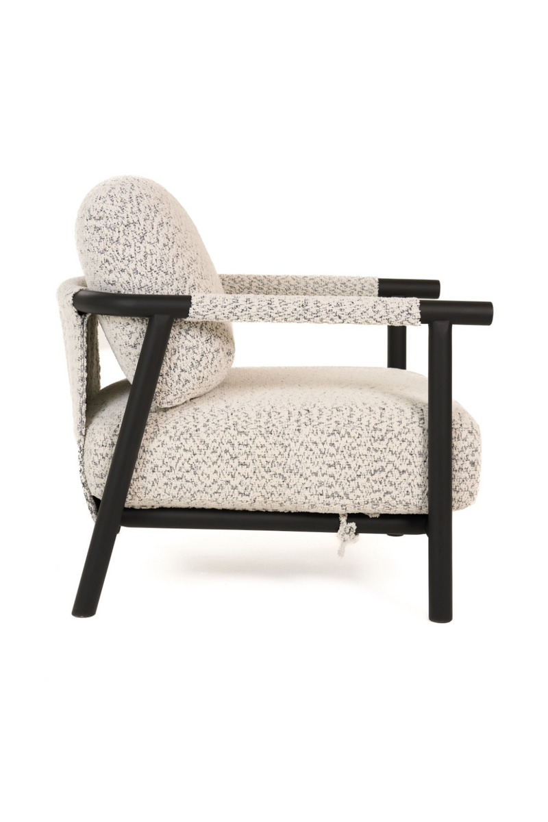 Black Framed Gray Accent Chair | OROA Modern Balko | Oroatrade.com