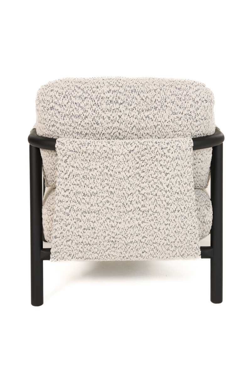 Black Framed Gray Accent Chair | OROA Modern Balko | Oroatrade.com