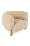 Curved-Back Accent Chair | OROA Modern Optima | Oroatrade.com