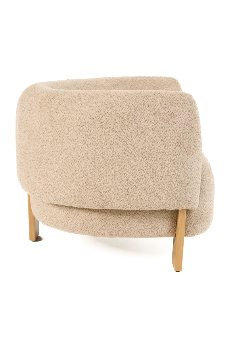 Curved-Back Accent Chair | OROA Modern Optima | Oroatrade.com