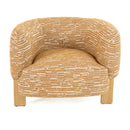 Curved-Back Accent Chair | OROA Modern Optima