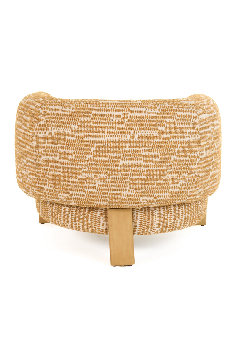 Curved-Back Accent Chair | OROA Modern Optima | Oroatrade.com