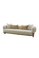 Beige Flared-Arm Sofa | OROA Modern Optima | Oroatrade.com