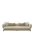 Beige Flared-Arm Sofa | OROA Modern Optima | Oroatrade.com