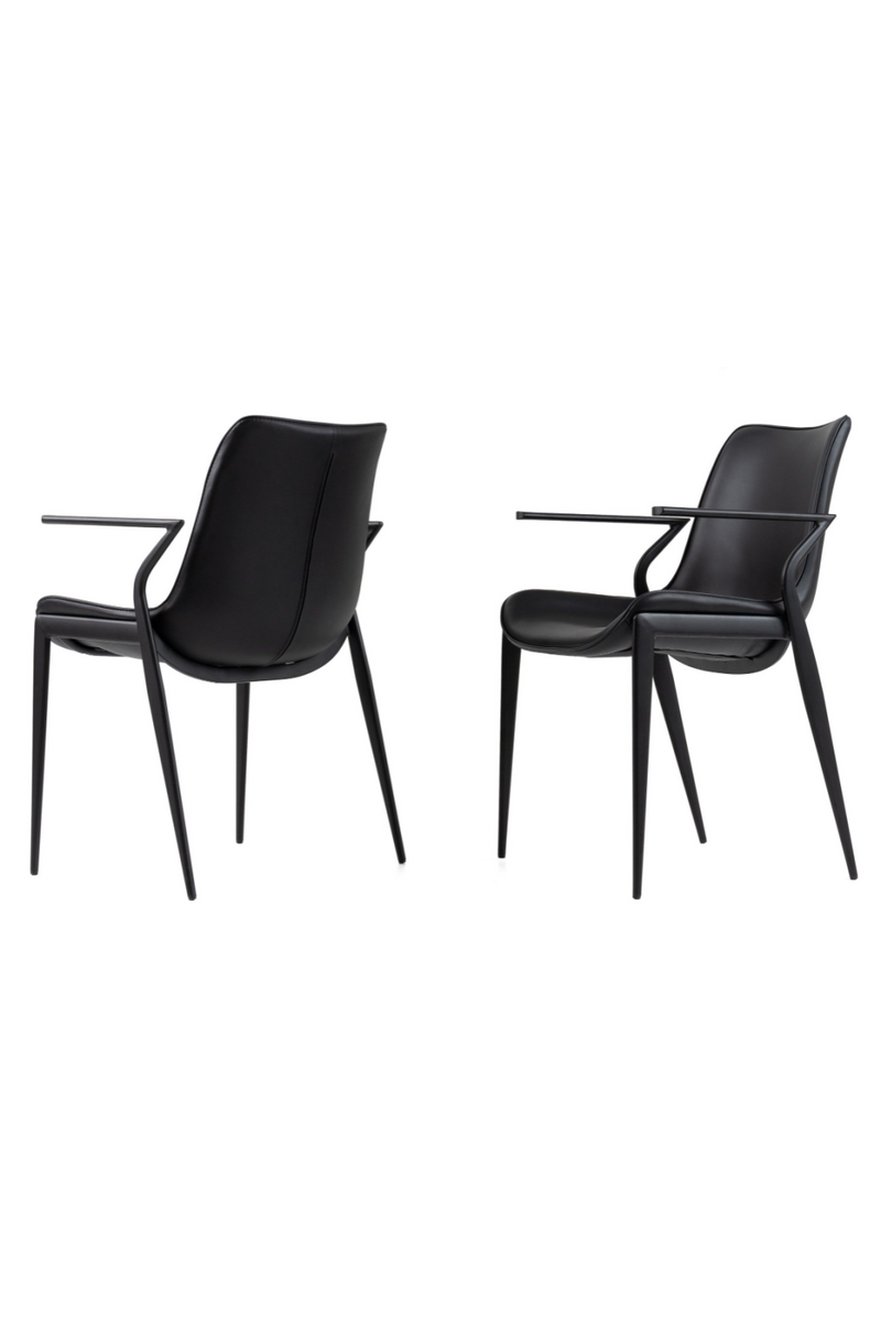 Vegan Leather Dining Chair Set (2) | OROA Modern Osprey | Oroatrade.com