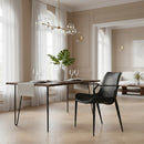 Vegan Leather Dining Chair Set (2) | OROA Modern Osprey