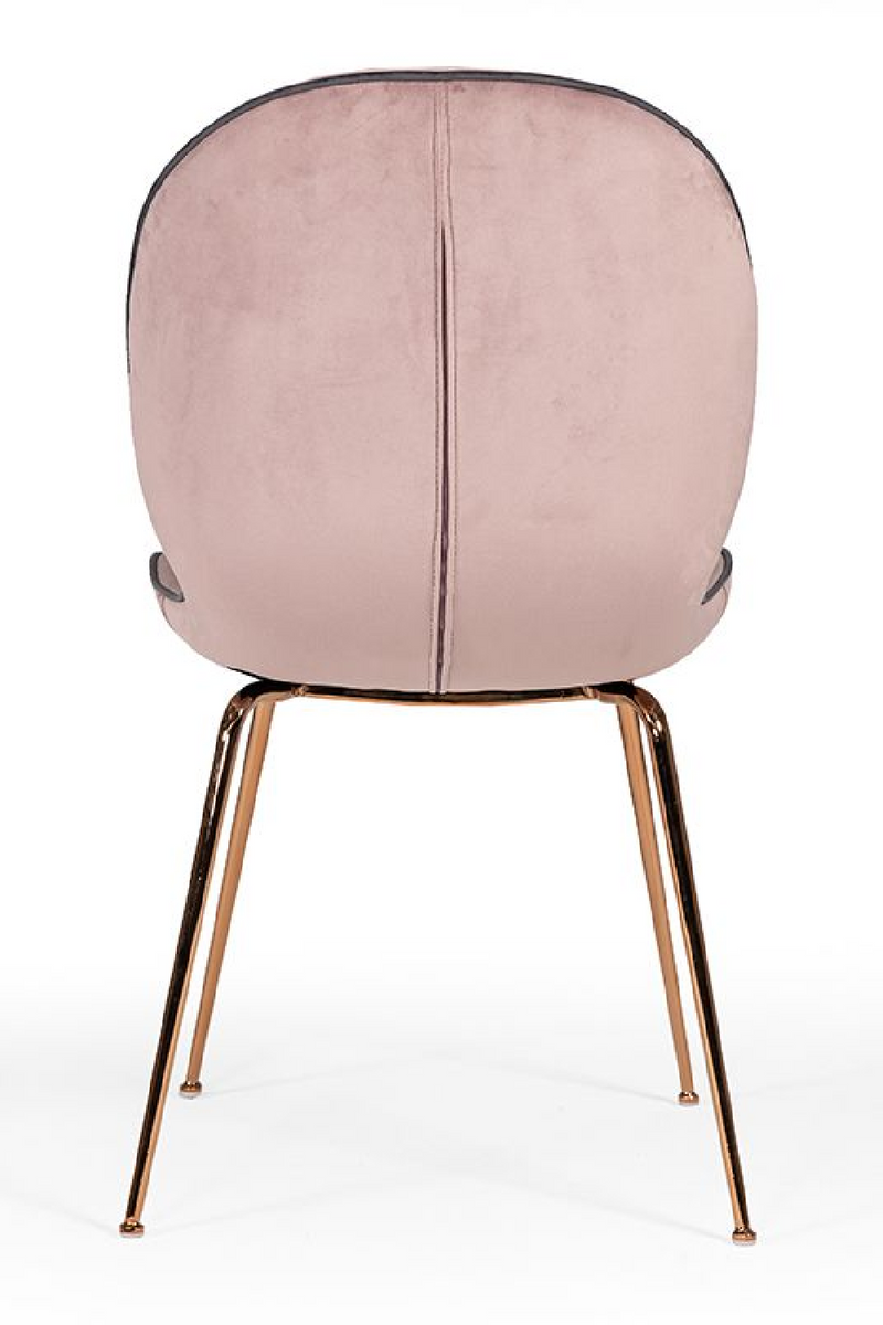 Pink Velvet Dining Chairs (2) | OROA Modern Wendy | Oroatrade.com