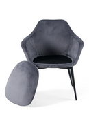 Velvet Dining Armchair | OROA Modern Wilson | Oroatrade.com