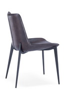 Brown Channel-Tufted Dining Chairs (2) | OROA Modern Peoria | Oroatrade.com