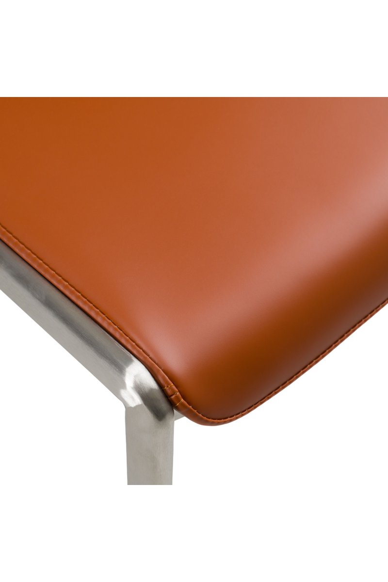 Eco-Leather Stackable Dining Chairs (2) | OROA Modern | Oroatrade.com
