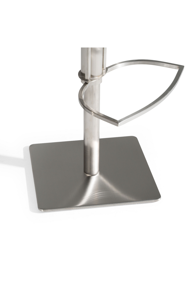 Gray Leatherette Swivel Bar Stool | OROA Modern Manning | Oroatrade.com