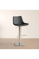 Gray Leatherette Swivel Bar Stool | OROA Modern Manning | Oroatrade.com