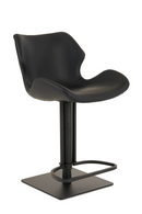 Black Eco-Leather Bar Stool | OROA Modern Jaffee | Oroatrade.com