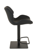 Black Eco-Leather Bar Stool | OROA Modern Jaffee | Oroatrade.com