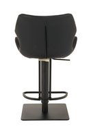 Black Eco-Leather Bar Stool | OROA Modern Jaffee | Oroatrade.com