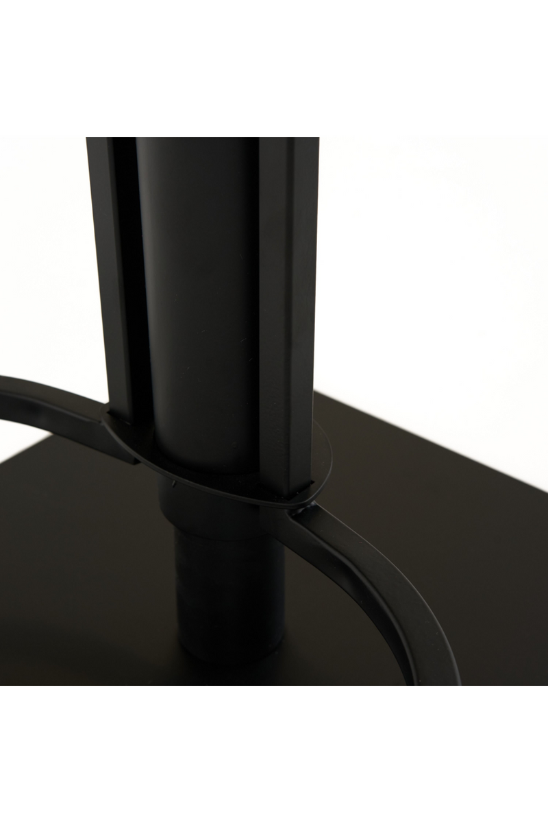 Black Eco-Leather Bar Stool | OROA Modern Jaffee | Oroatrade.com