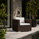 Woven Outdoor Lounge Armchair | OROA Modern H0831