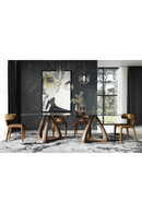 Oval Gray Glass Dining Table | OROA Modern Christy | Oroatrade.com