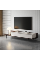 Matte Beige TV Cabinet | OROA Modern Colima | Oroatrade.com