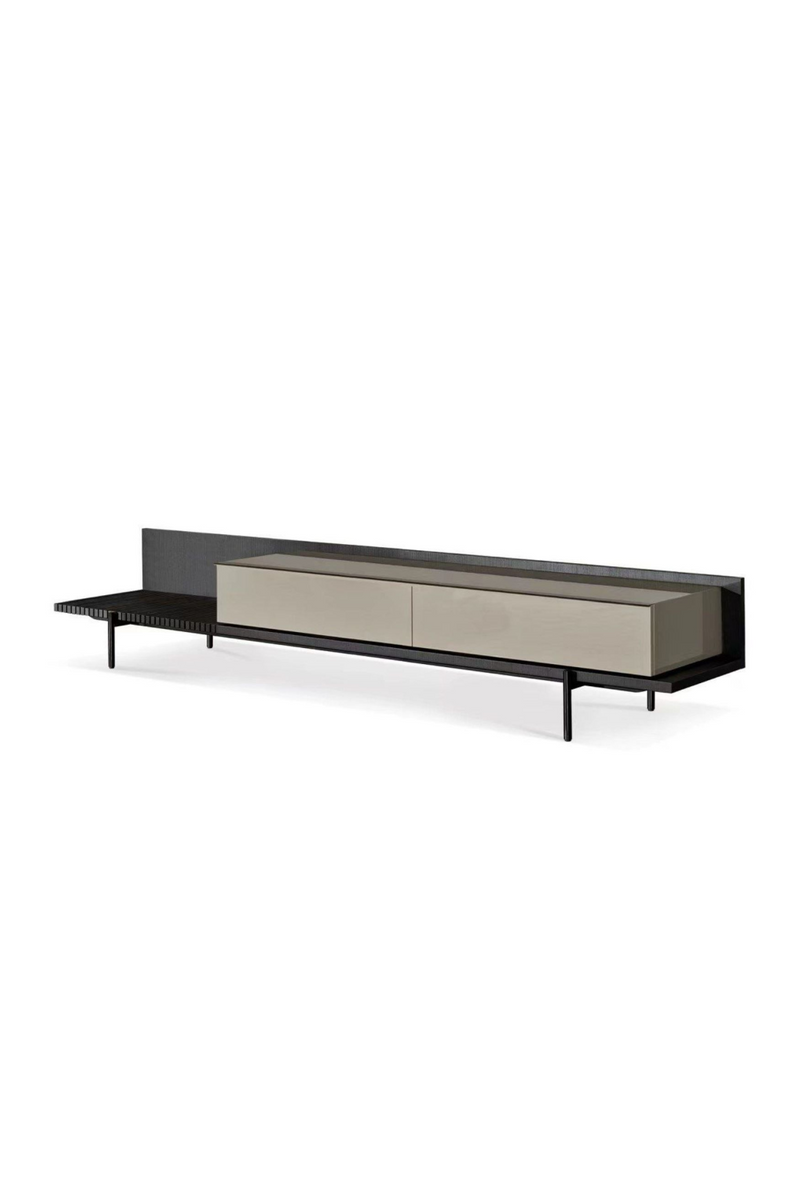 Matte Beige TV Cabinet | OROA Modern Colima | Oroatrade.com