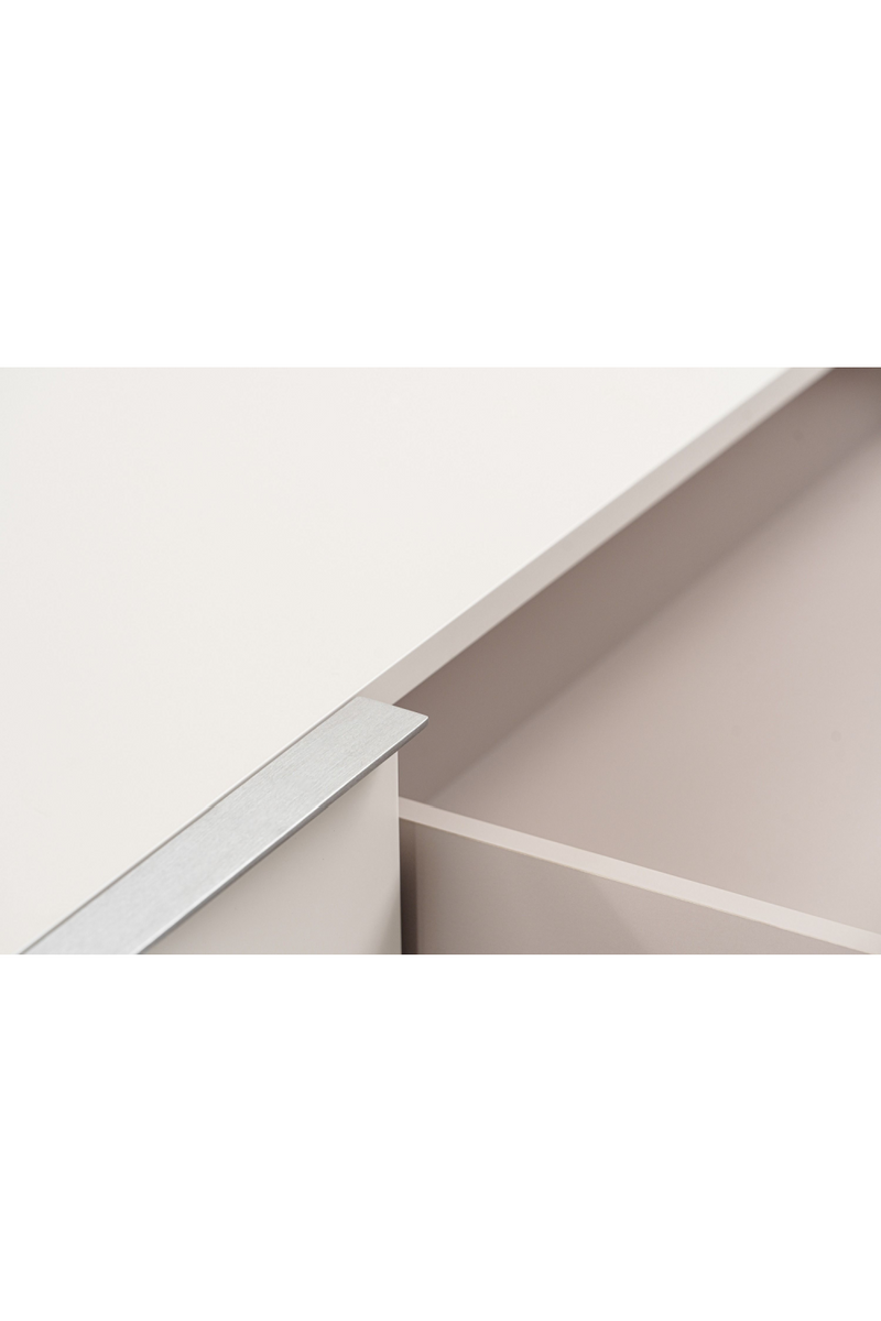 Matte Beige TV Cabinet | OROA Modern Colima | Oroatrade.com