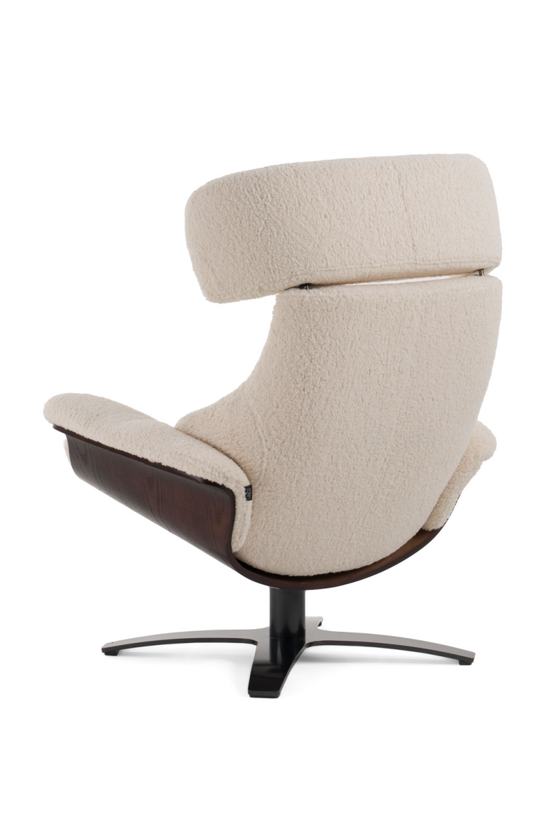 Beige Lounge Chair & Ottoman | OROA Modern Zahara | Oroatrade.com