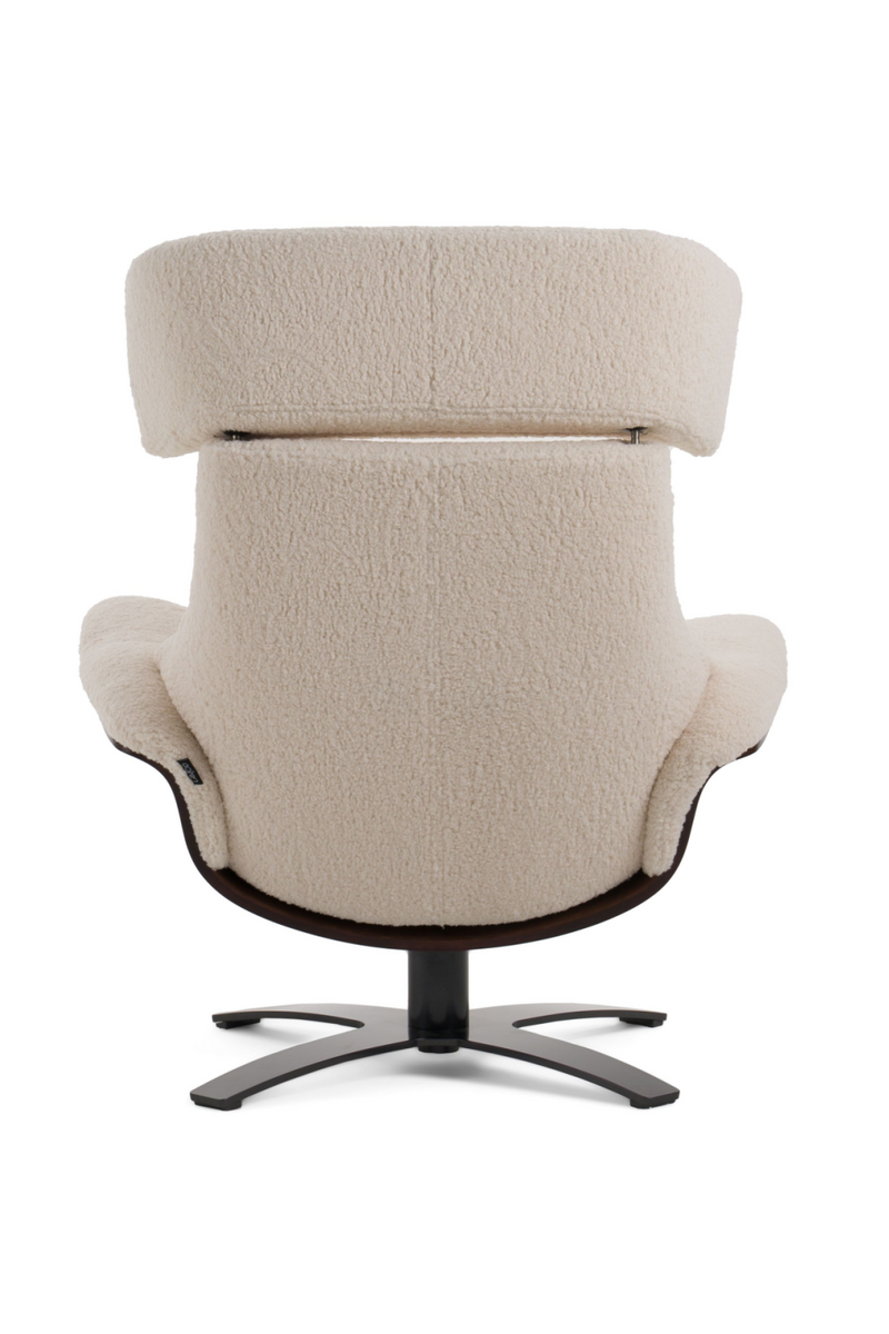 Beige Lounge Chair & Ottoman | OROA Modern Zahara | Oroatrade.com