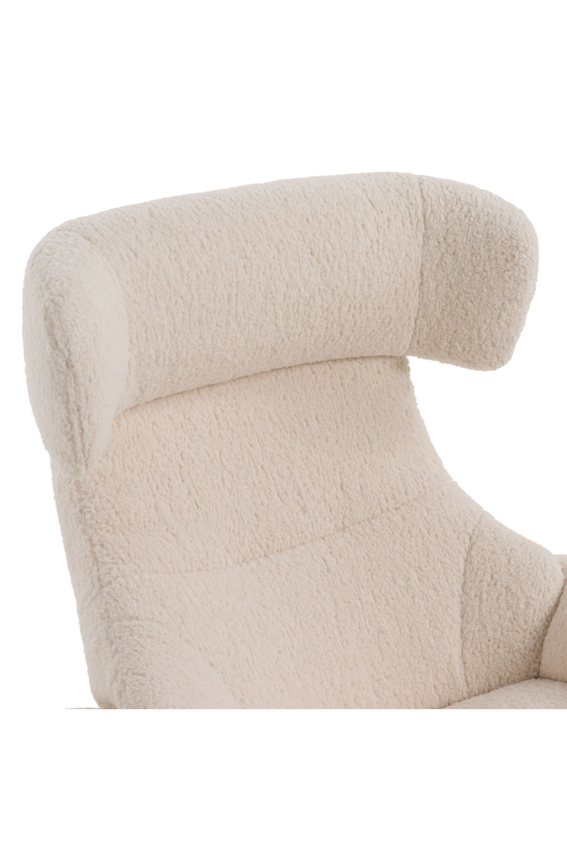 Beige Lounge Chair & Ottoman | OROA Modern Zahara | Oroatrade.com
