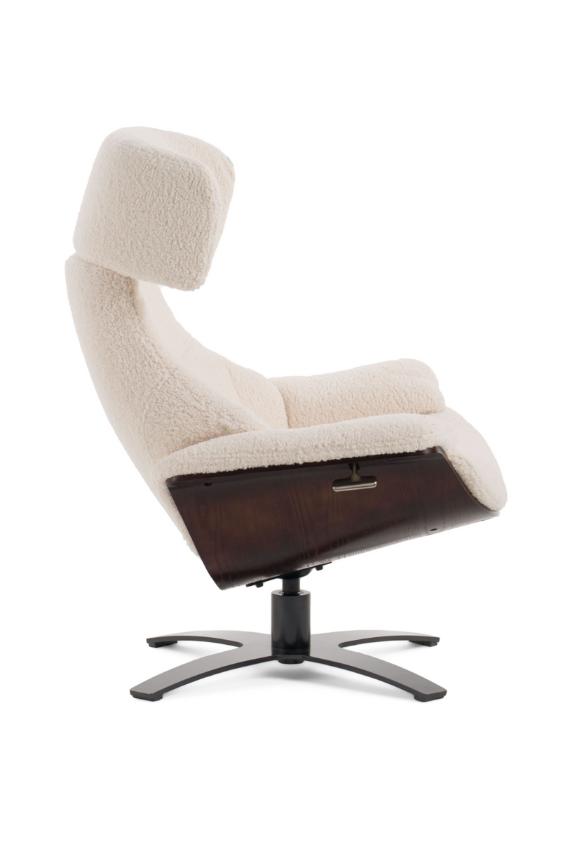 Beige Lounge Chair & Ottoman | OROA Modern Zahara | Oroatrade.com