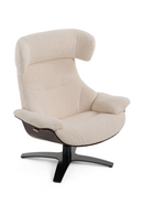 Beige Lounge Chair & Ottoman | OROA Modern Zahara | Oroatrade.com