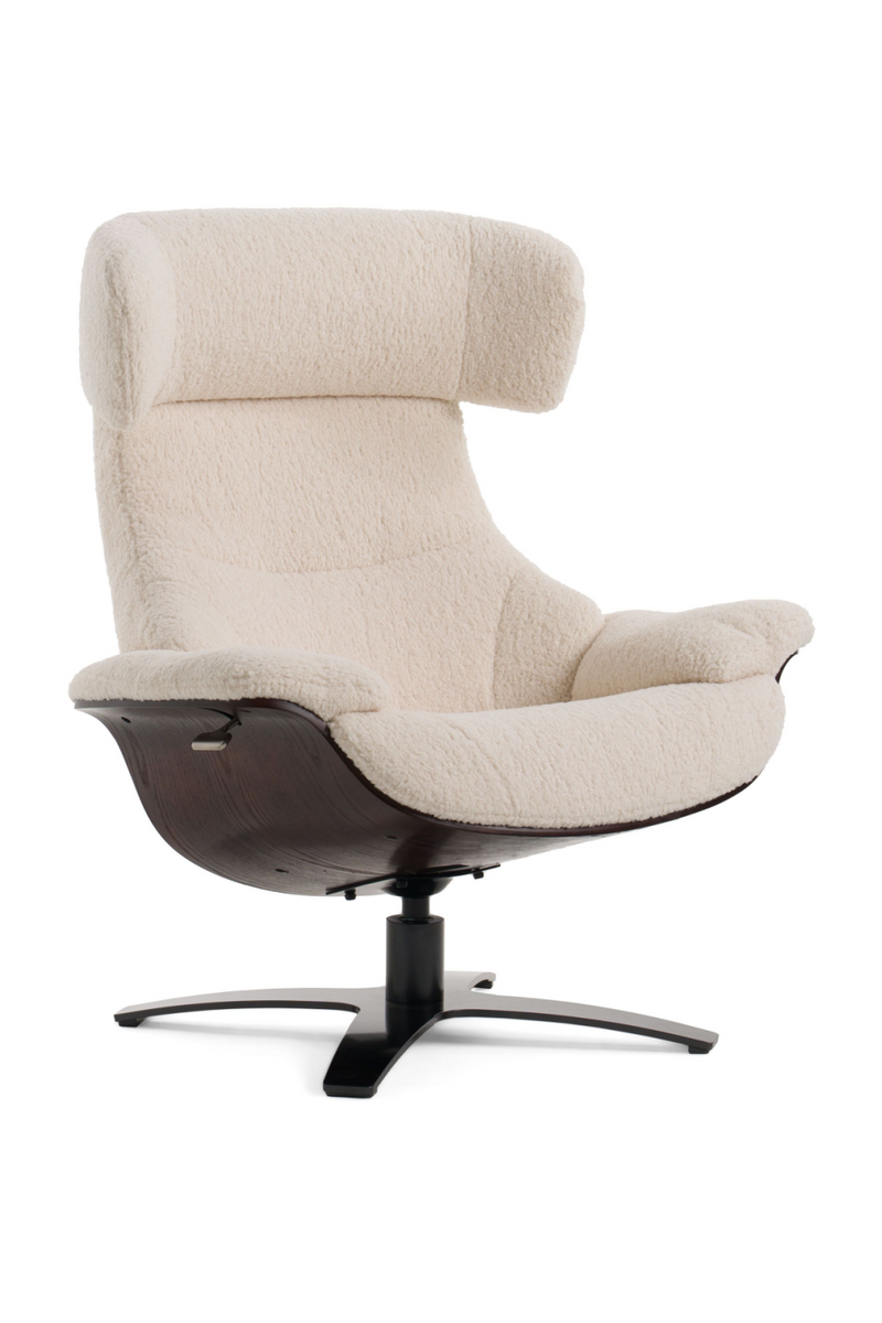 Beige Lounge Chair & Ottoman | OROA Modern Zahara | Oroatrade.com
