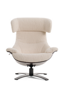Beige Lounge Chair & Ottoman | OROA Modern Zahara | Oroatrade.com