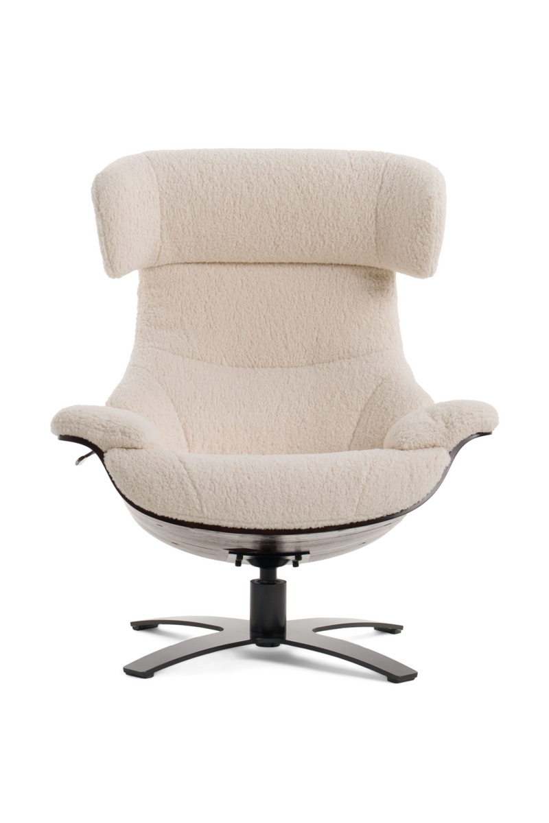 Beige Lounge Chair & Ottoman | OROA Modern Zahara | Oroatrade.com