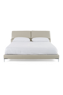 Gray Leather Queen Bed | OROA Modern Pearson | Oroatrade.com