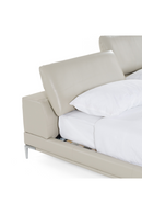 Gray Leather Queen Bed | OROA Modern Pearson | Oroatrade.com