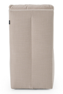 Beige Wheeled Dining Chair | OROA Modern Adrian | Oroatrade.com