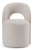 Cream Swivel Dining Chair | OROA Modern Gordon | Oroatrade.com