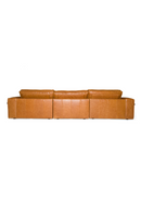 Brown Leather 3-Piece Sofa | OROA Modern Cambria | Oroatrade.com