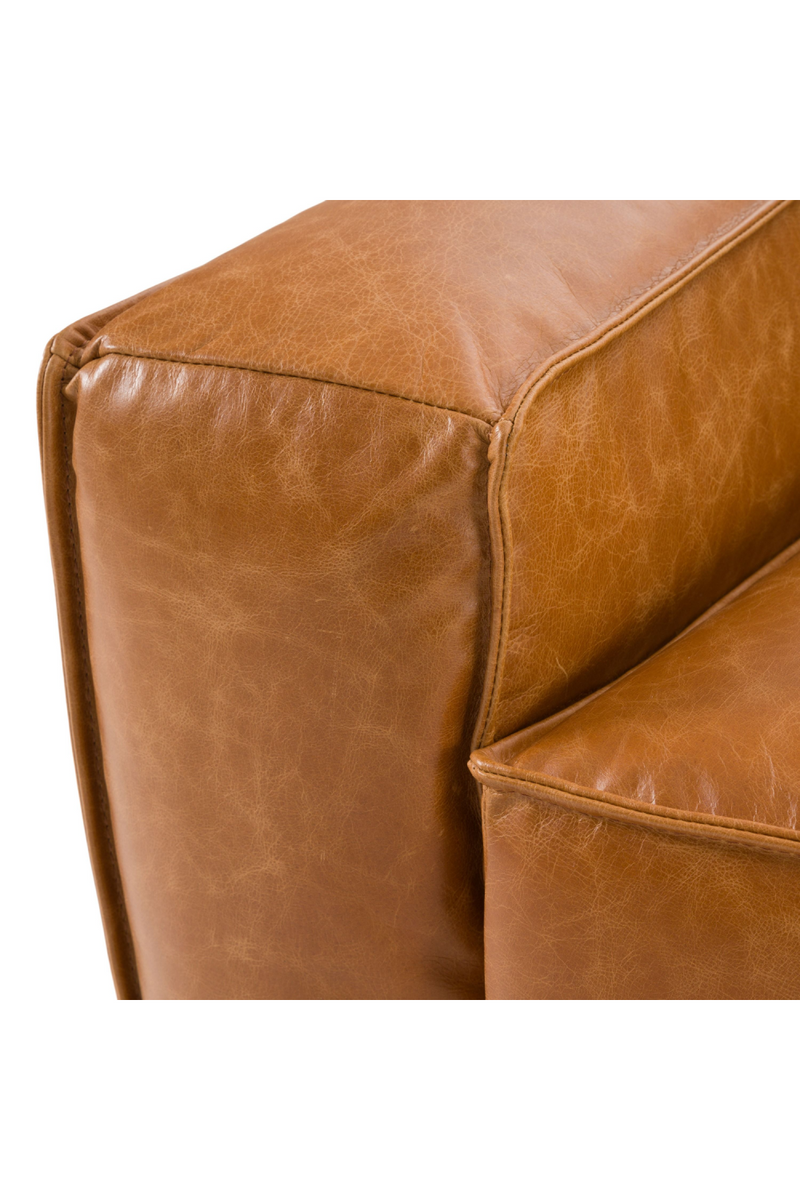 Brown Leather 3-Piece Sofa | OROA Modern Cambria | Oroatrade.com