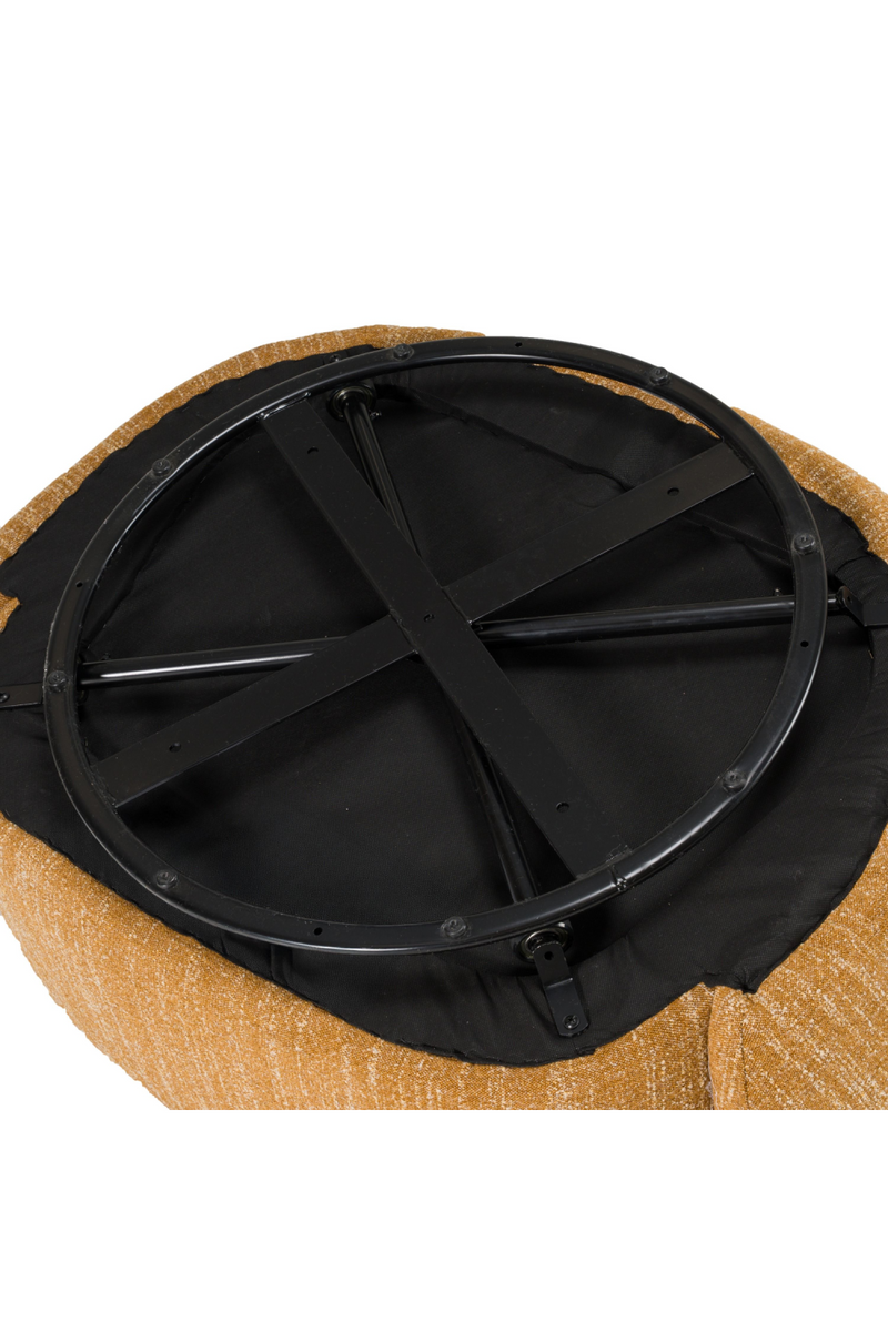 Yellow Curved Swivel Chair | OROA Modern Norris | Oroatrade.com