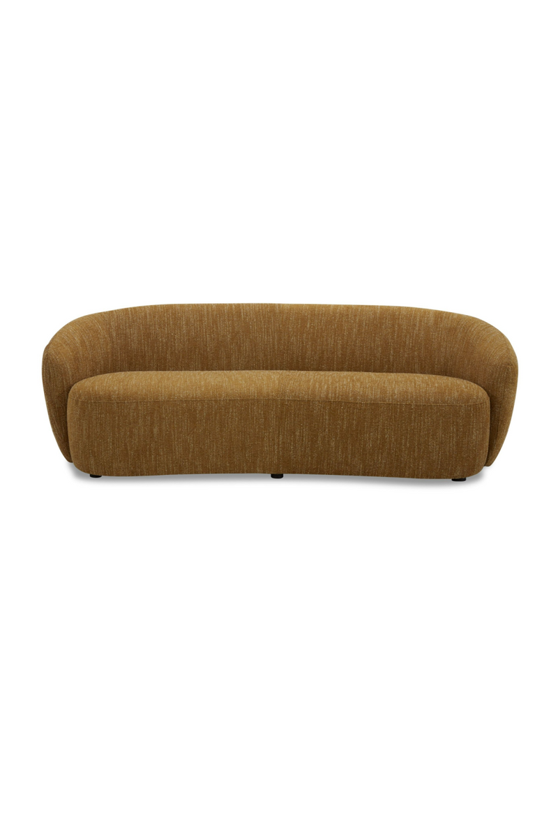 Yellow Curved Sofa | OROA Modern Norris | Oroatrade.com