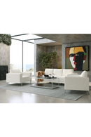 White Square-Armed Lounge Chair | OROA Modern Schmidt | Oroatrade.com