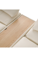 White Leather 7-Piece Modular Sofa | OROA Modern Garfield | Oroatrade.com