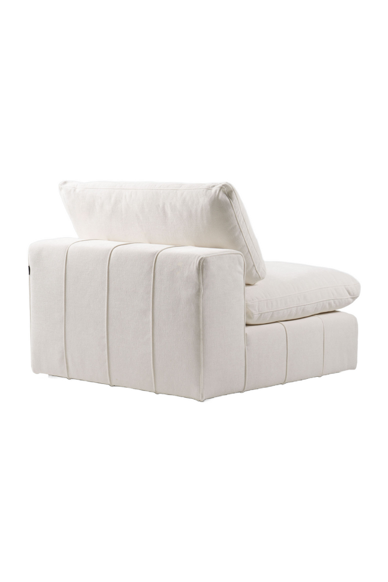 White Armless Modular Sofa | OROA Modern Vicki | Oroatrade.com