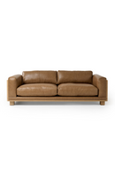 Tan Leather Wicker Sofa | OROA Modern Danson | Oroatrade.com