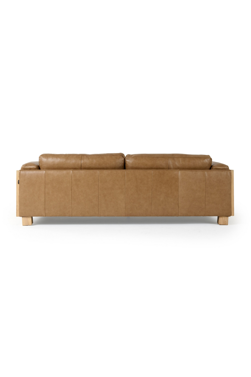 Tan Leather Wicker Sofa | OROA Modern Danson | Oroatrade.com